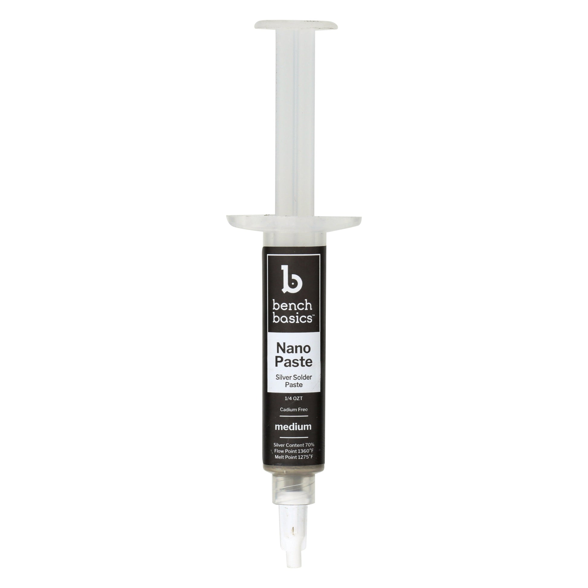 NANO Paste, Silver Solder Paste w/ Dispensing Syringe, 1/4 ozt - Clay Revolution