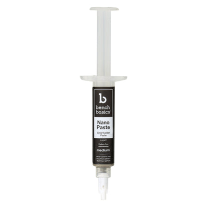 NANO Paste, Silver Solder Paste w/ Dispensing Syringe, 1/4 ozt - Clay Revolution