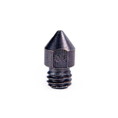Nozzle - MK8 Hardened Steel 0.6/0.8/1.0mm - Clay Revolution