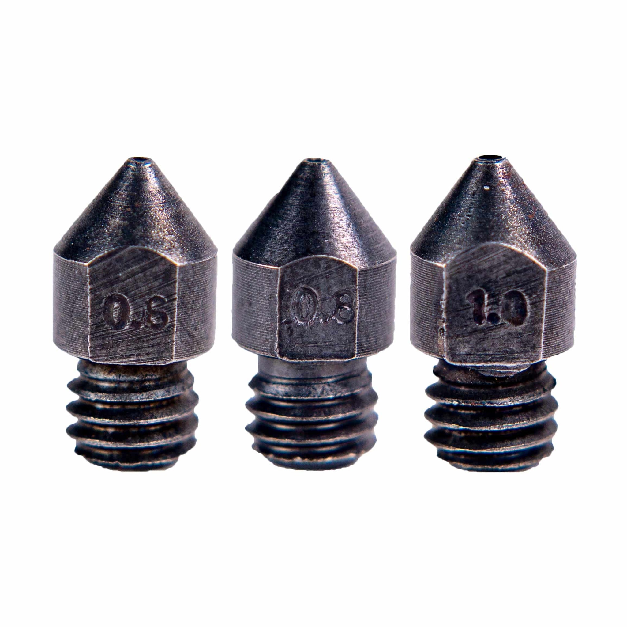 PrimaCreator - P120 – Nozzle in acciaio temprato – 0,2/0,4/0,6/0,8 mm – 4 pezzi PrimaCreator - P120 – Nozzle in acciaio temprato – 0,2/0,4/0,6/0,8 mm – 4 pezzi
