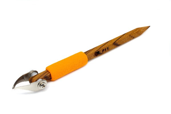 P11 Curved Wide V Tip 12 mm Carving Tool - Clay Revolution