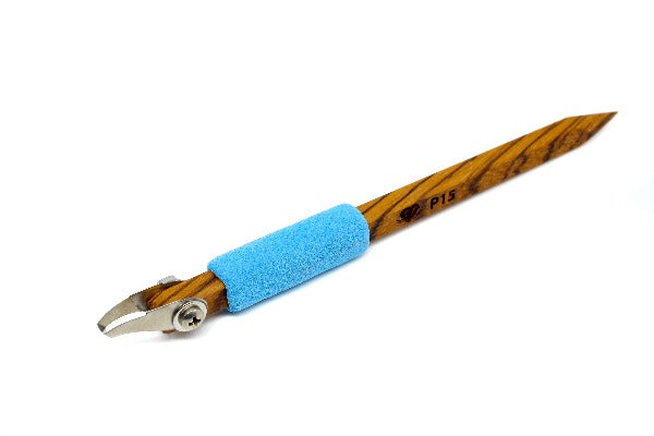 P15 Curved Square Tip 3 mm Carving Tool - Clay Revolution