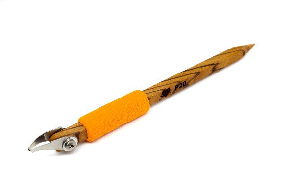 P20 Curved Square Tip 1 mm Carving Tool - Clay Revolution
