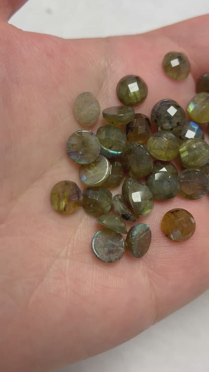 Labradorite 8mm Faceted