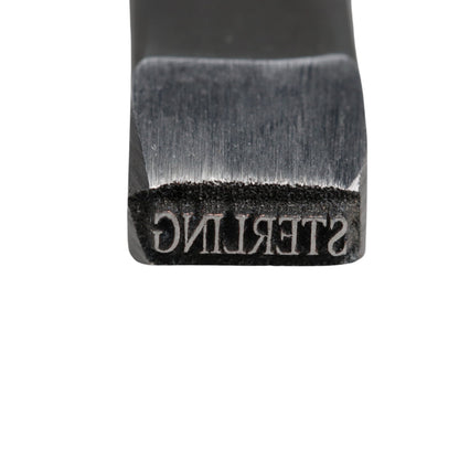 Jewelers Metal Stamp, Hardened Steel, Hallmarking - Clay Revolution