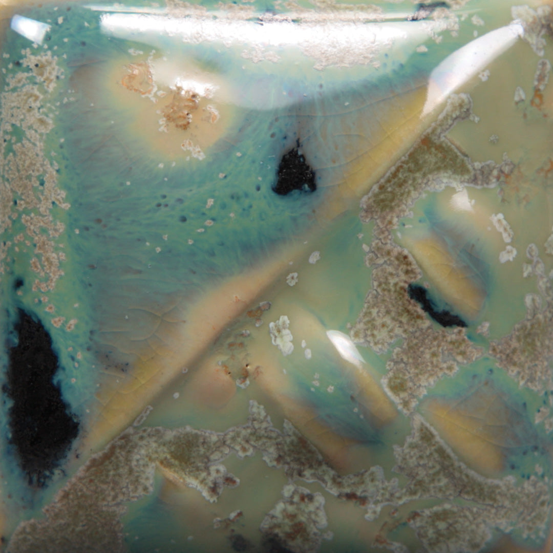 Mayco Glaze SW-146 Stoneware Aurora Green (16 fl oz) - Clay Revolution