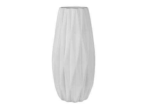 Deep Faceted Vase