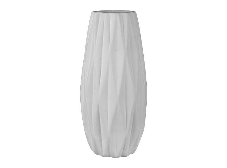 Deep Faceted Vase