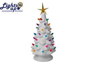 11" Lighted Christmas Tree