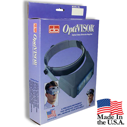 Donegan OptiVISOR DA-5 2.5 X Magnification at 8" - Clay Revolution