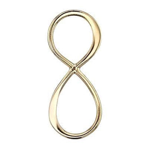 Gold Plated Sterling Silver Infiniti Link
