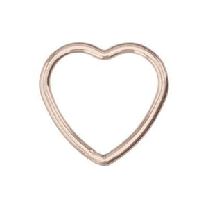 Rose Gold Filled Heart Wire Link