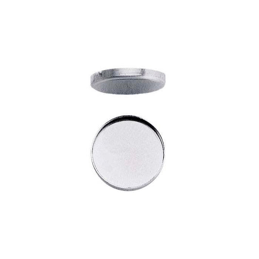 5mm Sterling Silver Bezel Round 2 pack - ClayRevolution