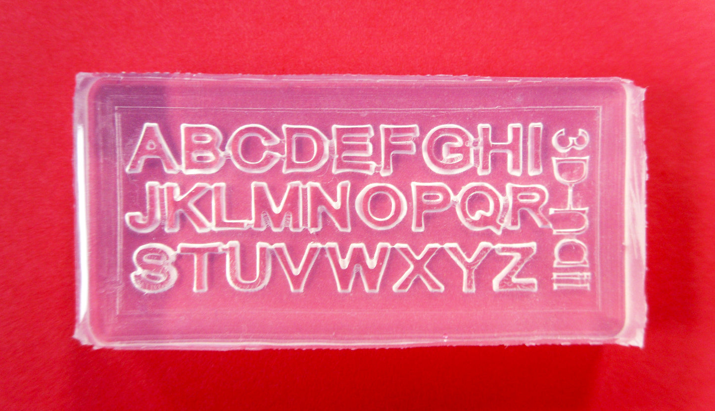 Capitalized Alphabet Mini Mold