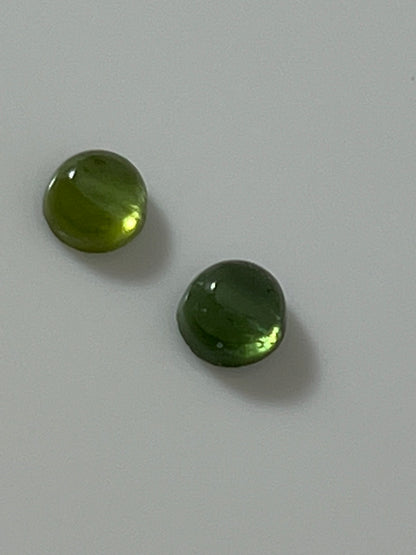 Tourmaline Round Cabochon 4mm