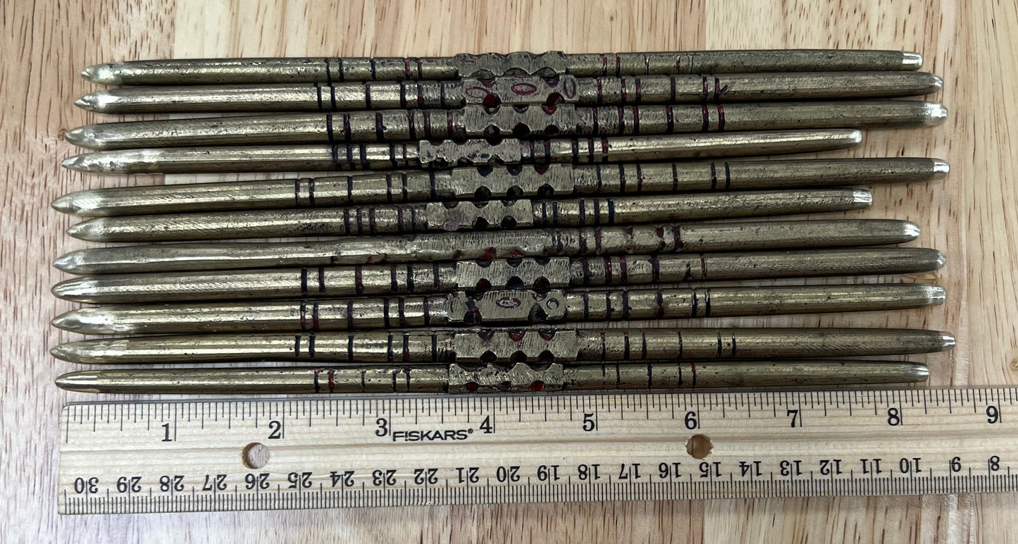 Antique Brass Bezel Pusher