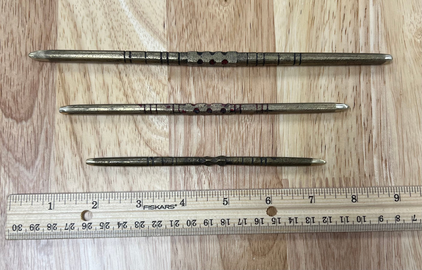 Antique Brass Bezel Pusher