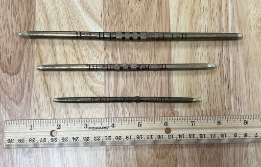 Antique Brass Bezel Pusher