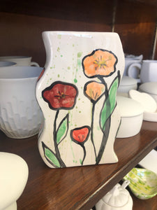 Spring Poppies Ceramics March 29 6:30-8:30