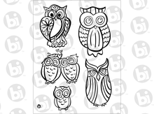 Carregar imagem no visualizador da galeria, Owls Silkscreen