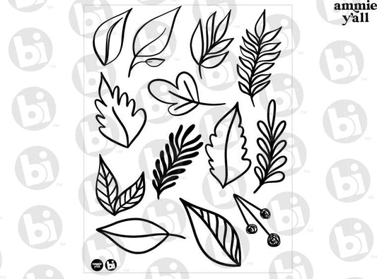 Simple Leaves Silkscreen