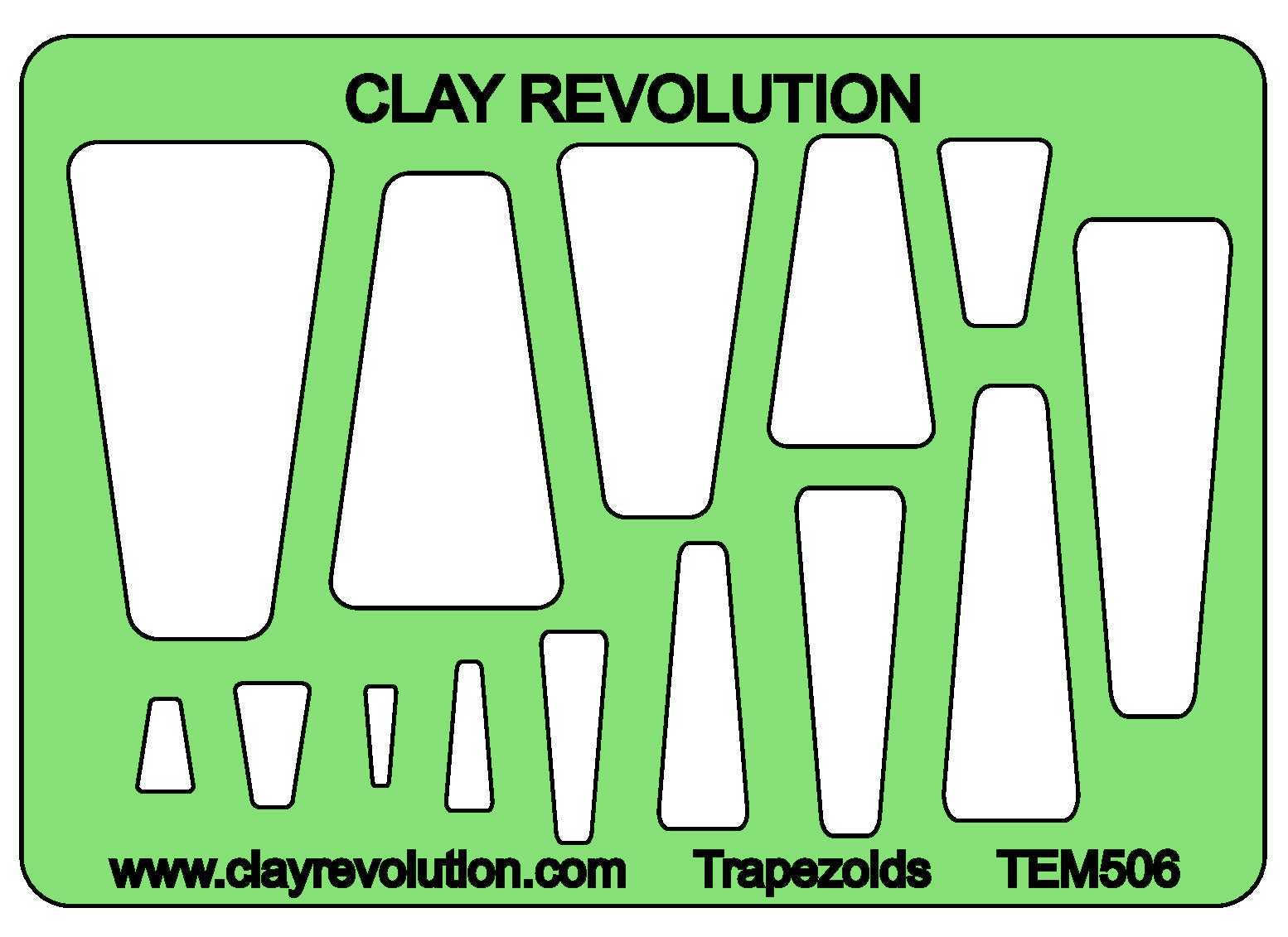 Trapezoids Template - Clay Revolution