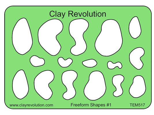 Freeform Shapes Template - Clay Revolution