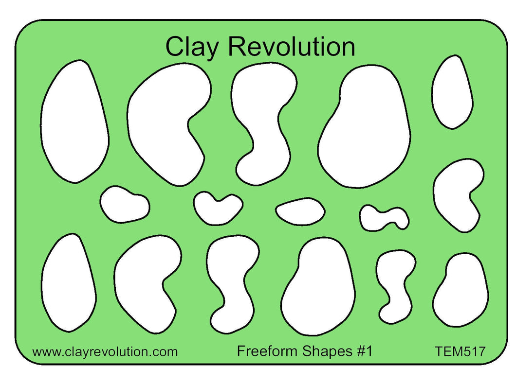 Freeform Shapes Template Clay Revolution freeform-shapes-template-clay-revolution