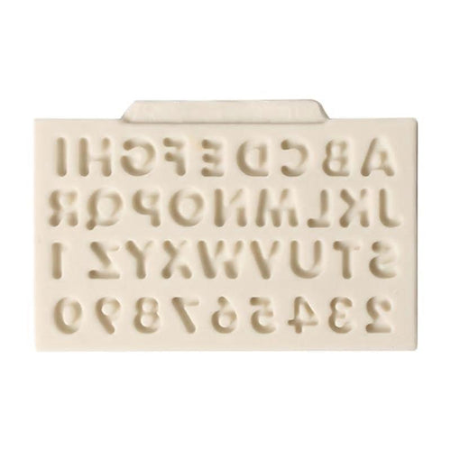 Alphabet and Numbers Mold - ClayRevolution