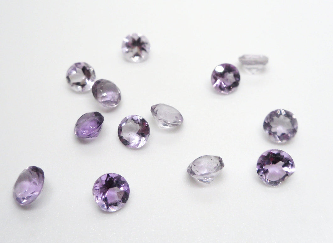 Amethyst 4mm Faceted - ClayRevolution