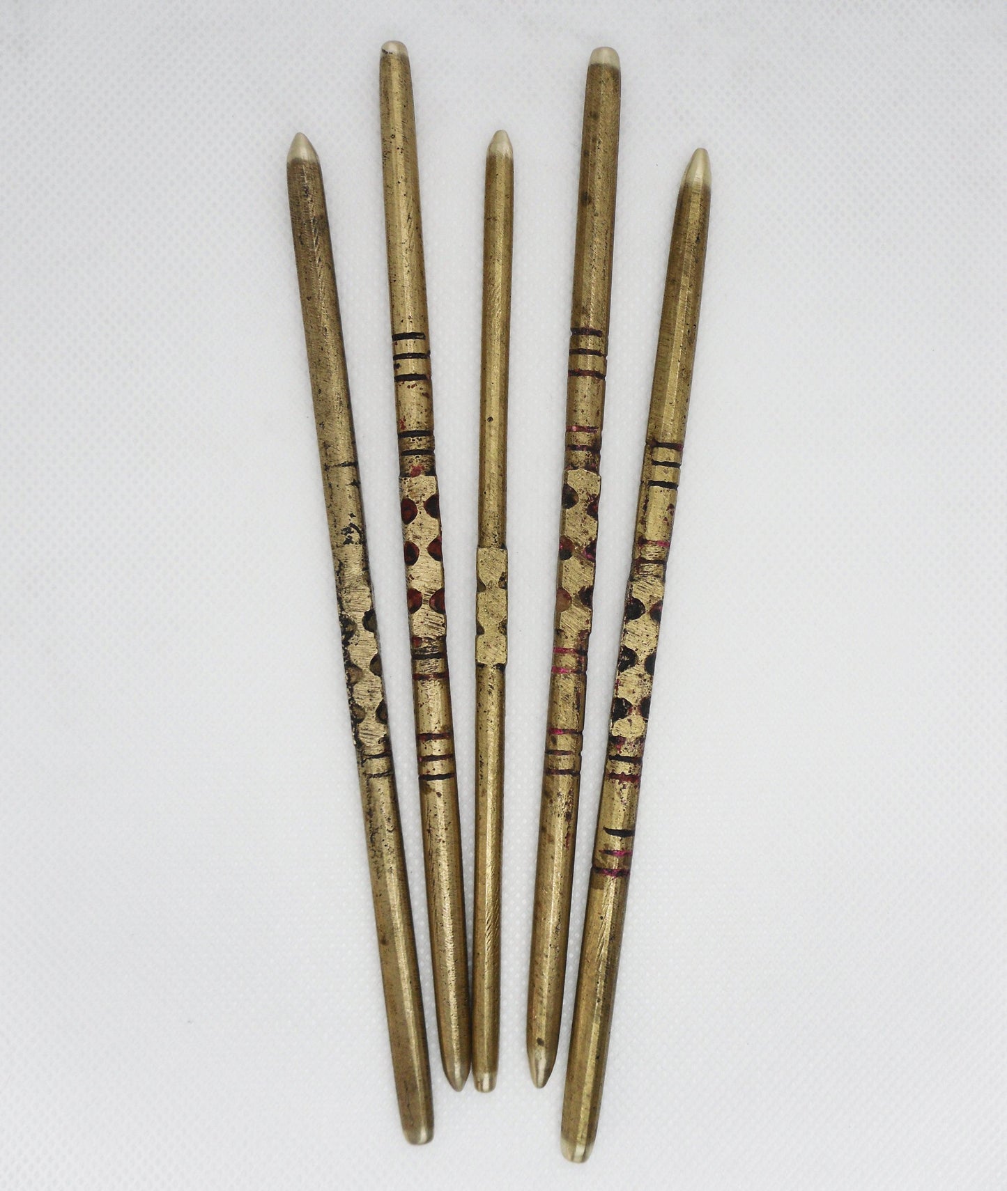 Antique Brass Bezel Pusher - ClayRevolution