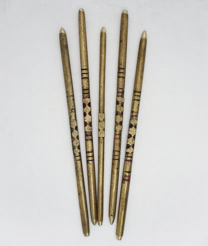 Antique Brass Bezel Pusher - ClayRevolution