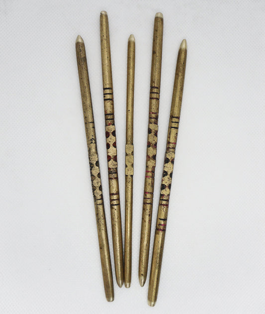 Antique Brass Bezel Pusher - ClayRevolution