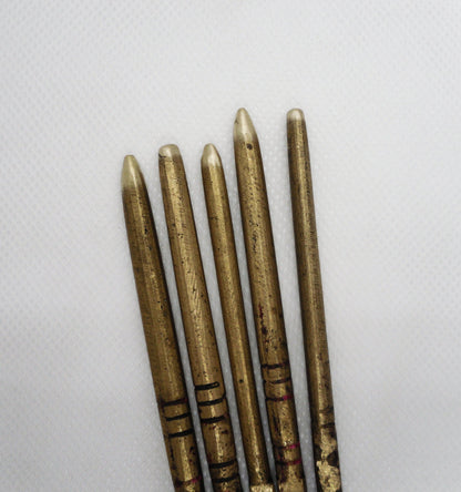 Antique Brass Bezel Pusher - ClayRevolution