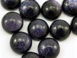 Blue Goldstone Cabochon Round 10mm - ClayRevolution