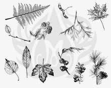 Carregar imagem no visualizador da galeria, Botanical Leaves Silkscreen