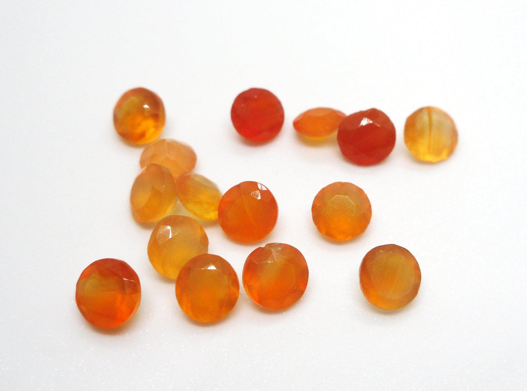 Carnelian 4mm Faceted - ClayRevolution