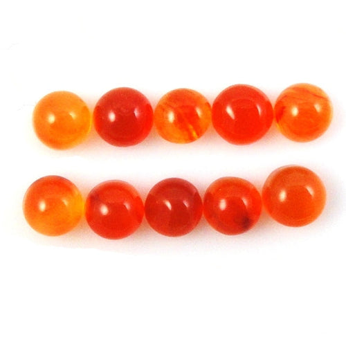 Carnelian Cabochon Round 13mm - ClayRevolution