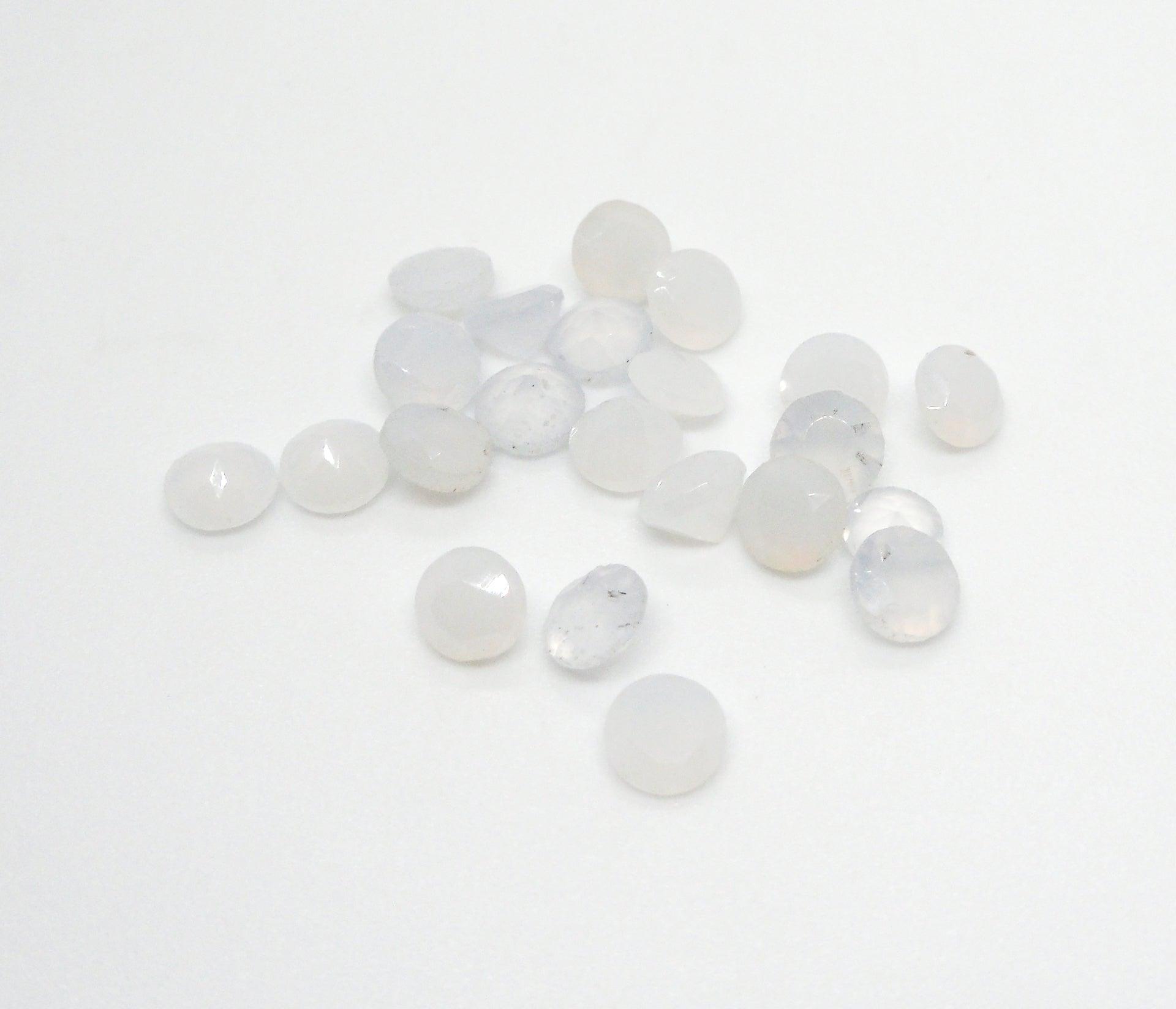 Chalcedony 4mm Faceted - ClayRevolution