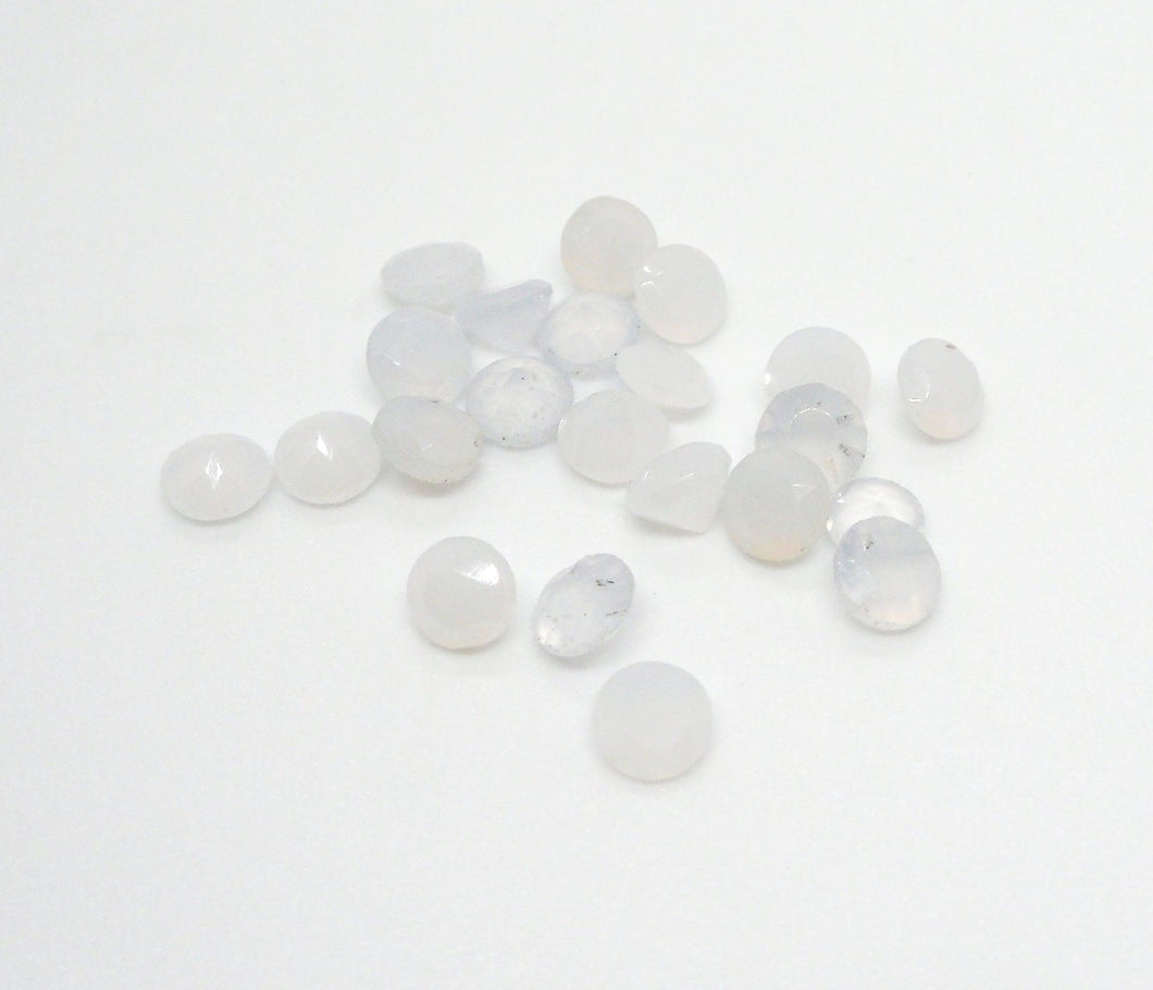Chalcedony 4mm Faceted - ClayRevolution