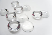 Load image into Gallery viewer, Clear Glass Round Cabochon - ClayRevolution