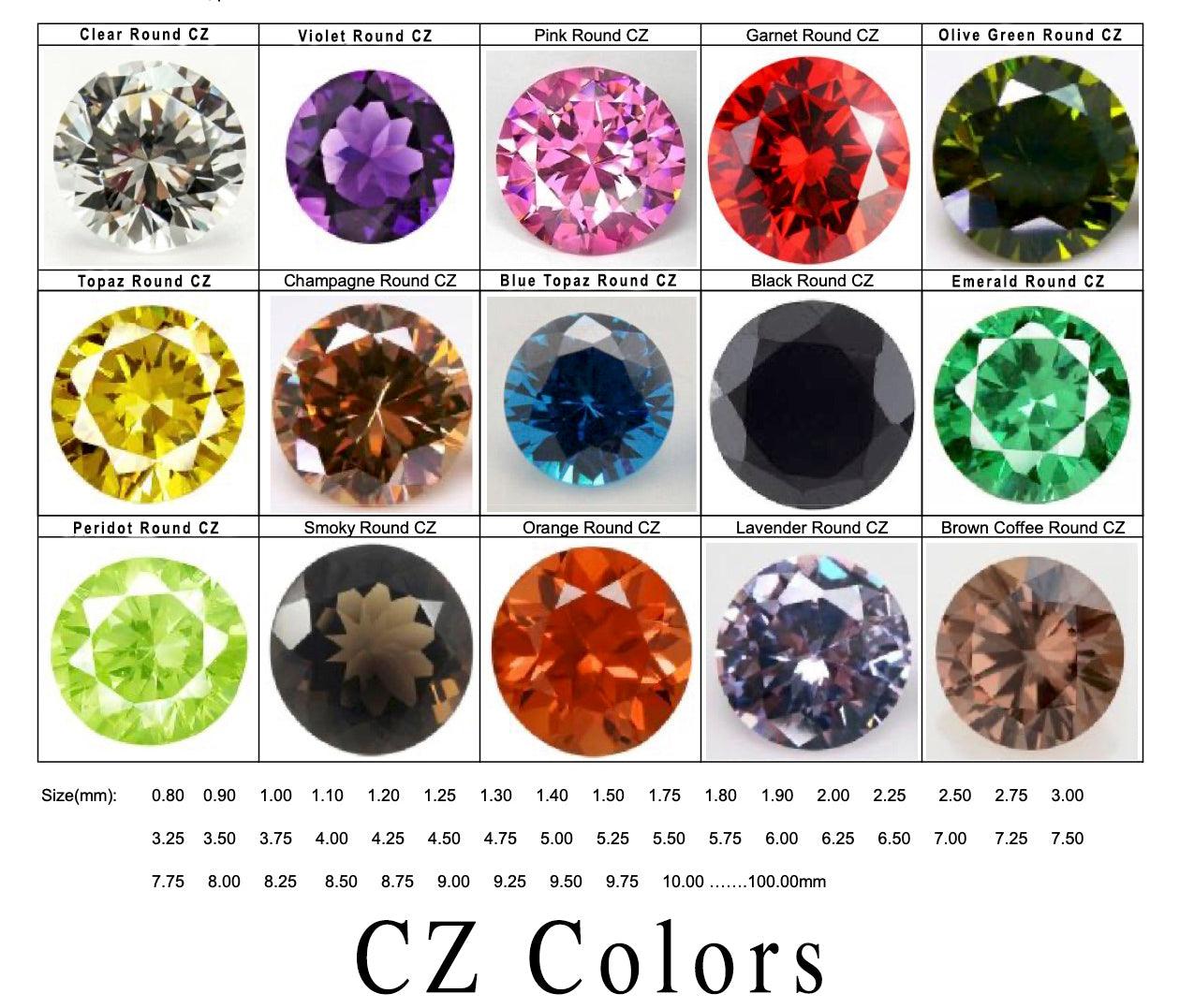 Custom CZ & Gemstone Order – Clay Revolution