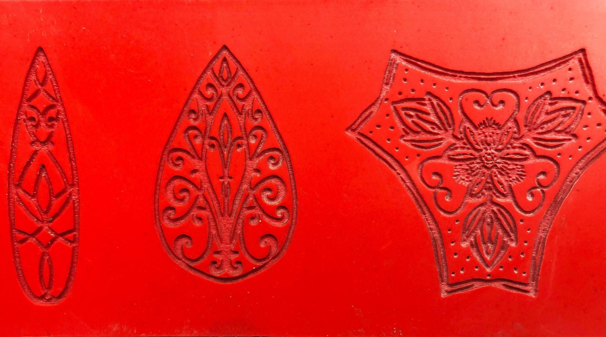 Texture Mat Set Of 6 : 6 x 8 : Chinese Clay Art