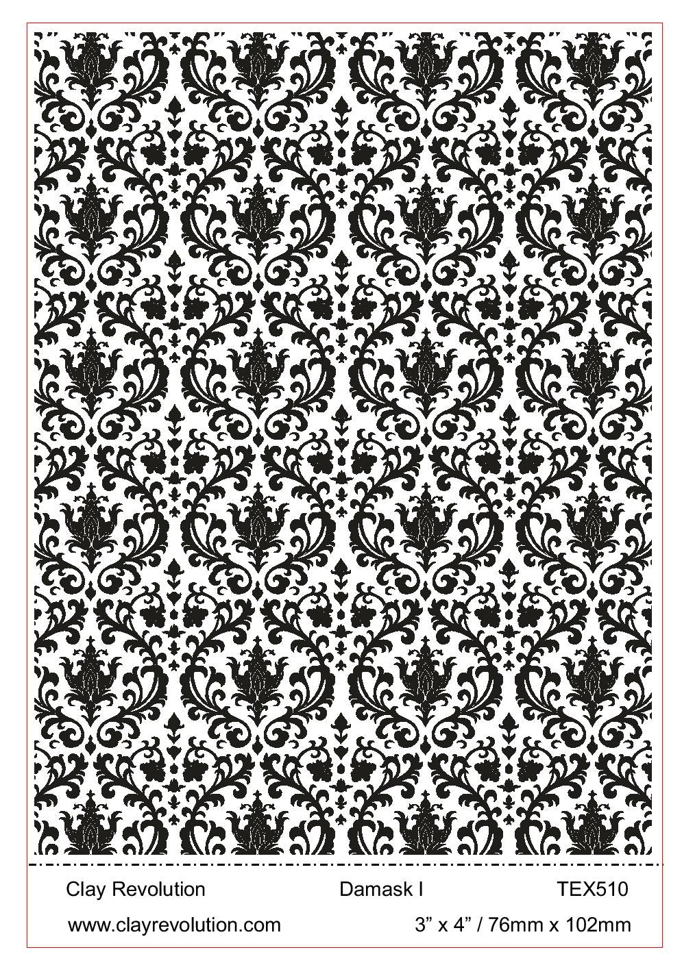 Damask Texture Sheet - ClayRevolution