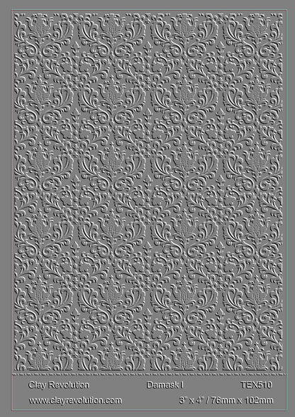 Damask Texture Sheet - ClayRevolution