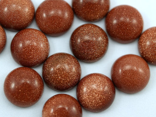 Goldstone Cabochon Round 12mm - ClayRevolution