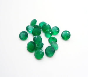 Green Onyx 4mm Faceted - ClayRevolution