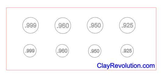 Hallmark Tag Mat - ClayRevolution