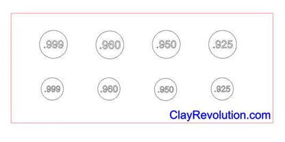 Hallmark Tag Mat - ClayRevolution