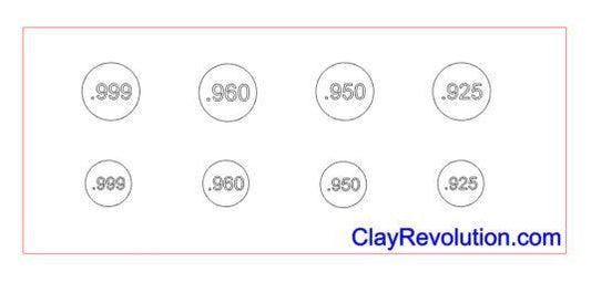 Hallmark Tag Mat - ClayRevolution